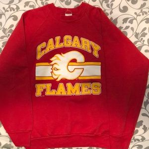Vintage Calgary Flames Crewneck Sweater